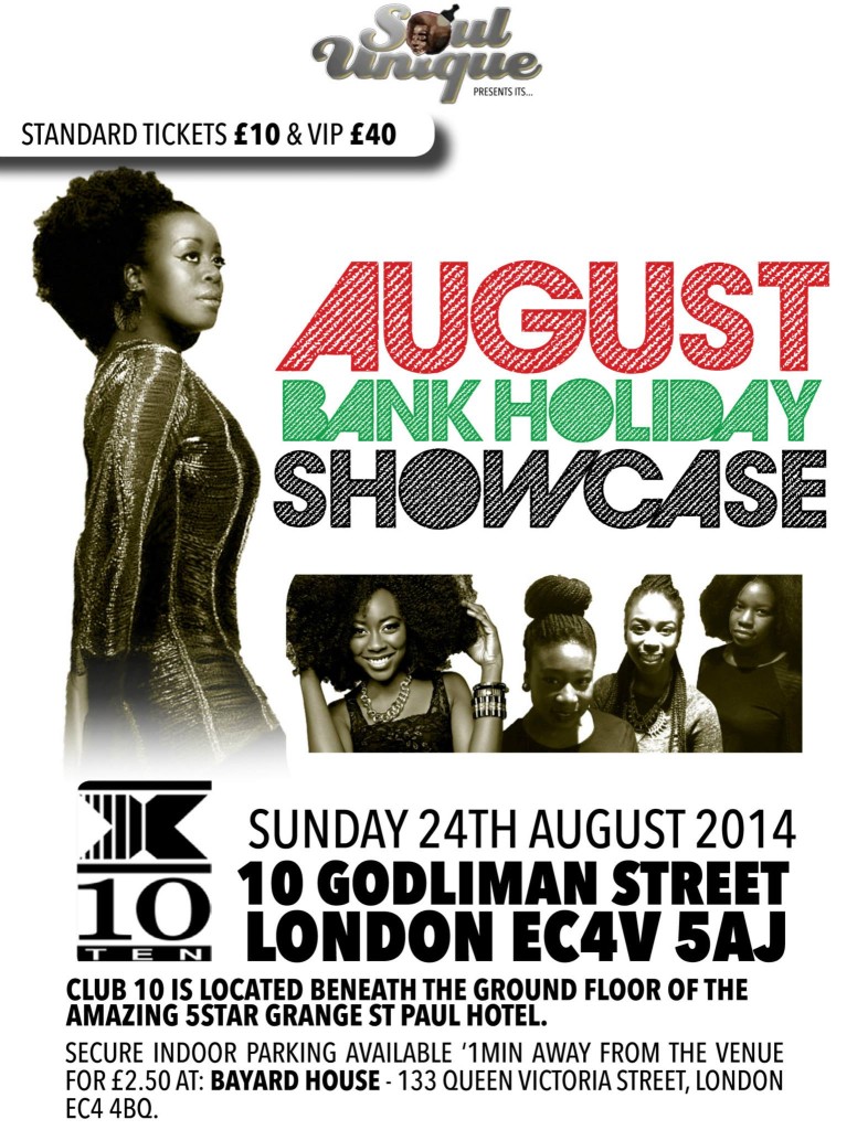 August Bank Holiday Showcase